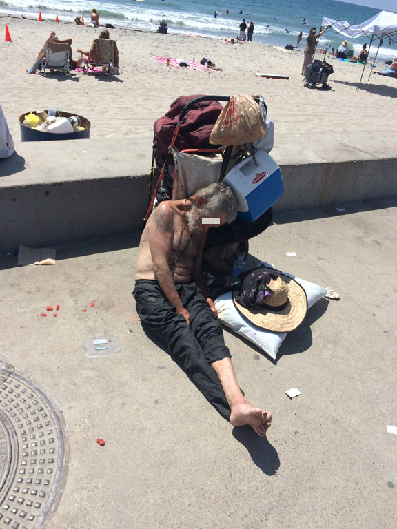 Homeless in Ocean Beach